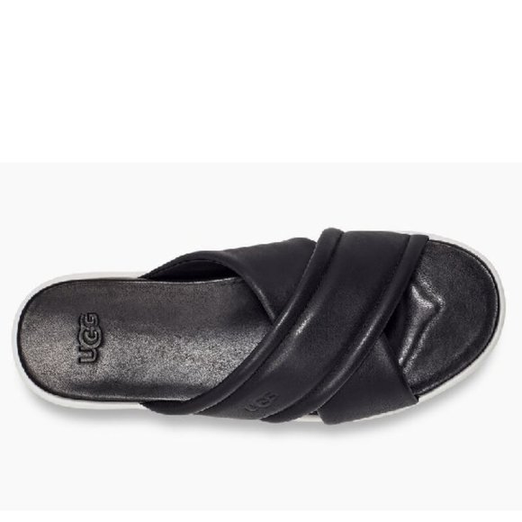 UGG Women's Zayne Crossband Leather Sandal - Picture 3 of 5